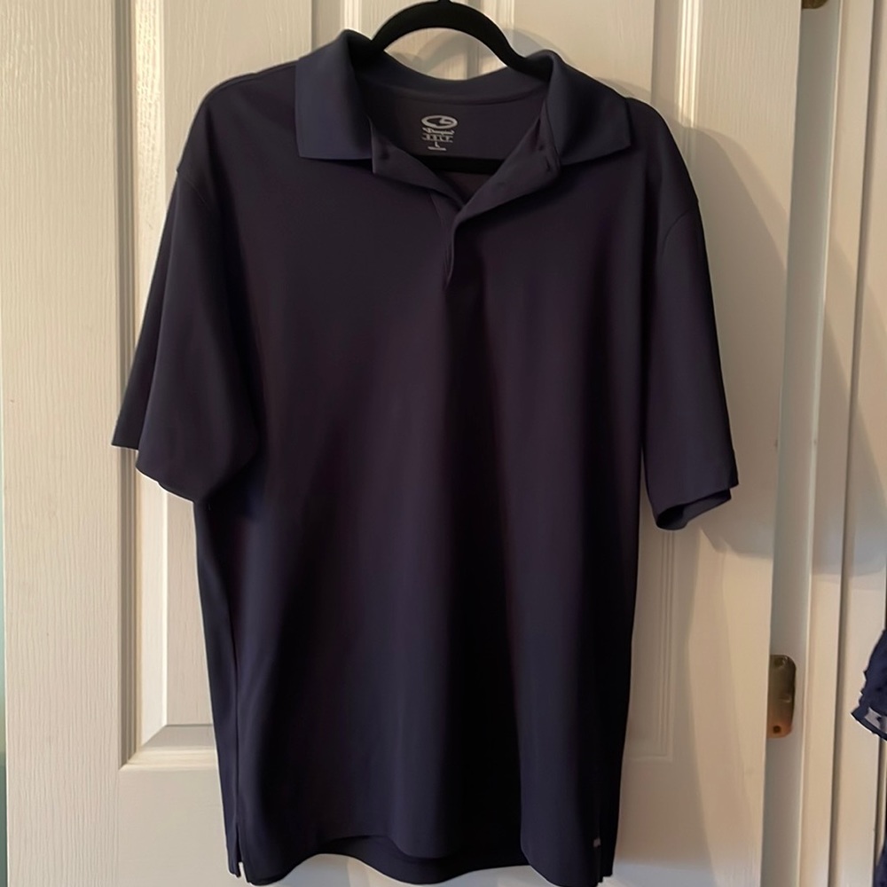 Men’s Champion golf shirt size L